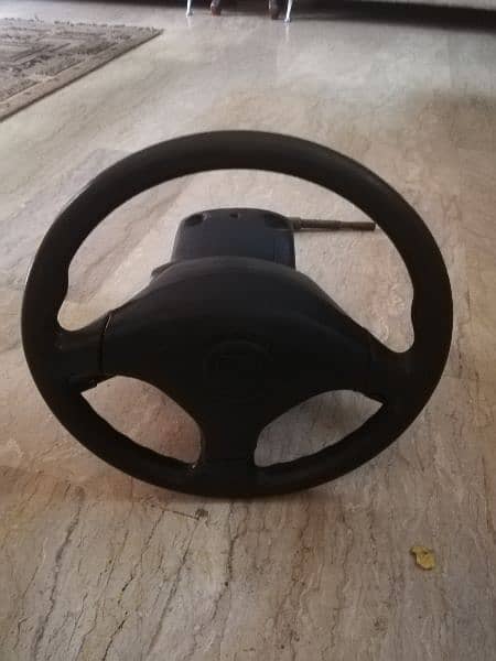 honda civic 96-2000 steering wheel complete 6