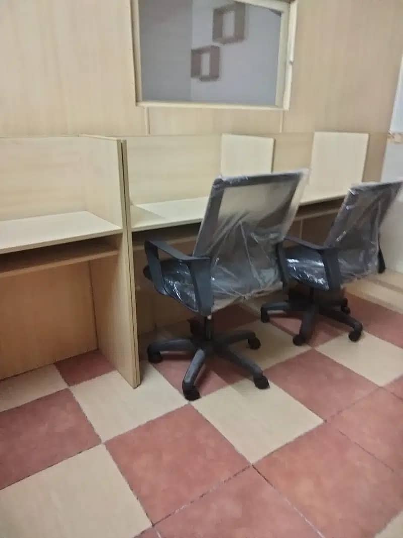 Silent Offices are available unfurnished/furnished  from PkR 24000/ 6