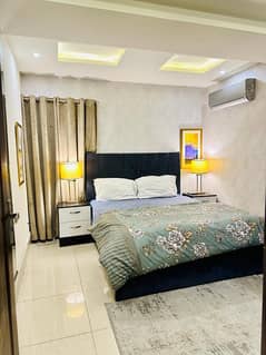 Two beds luxury apartment for rent on daily basis in bahria town 0