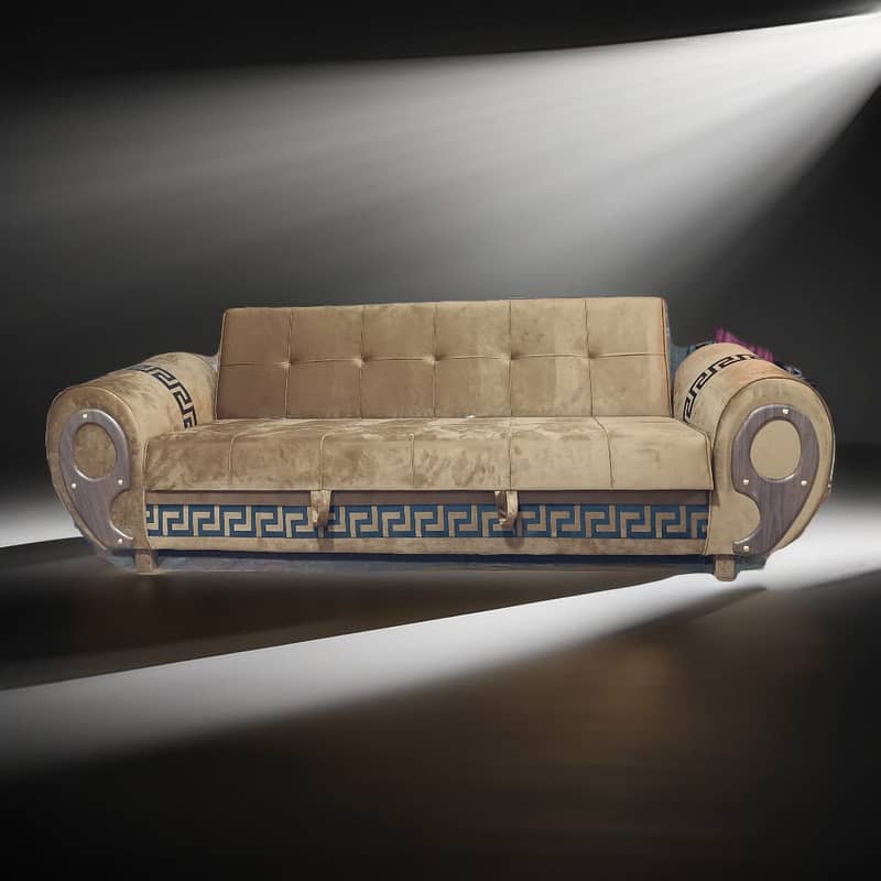 Molty| Sofa Combed|Chair set |Stool| L Shape |Sofa|Double Sofa Cum bed 13