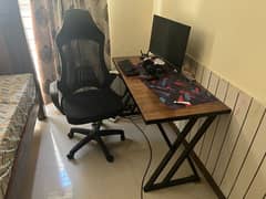 computer table with chair (both together not selling separately)