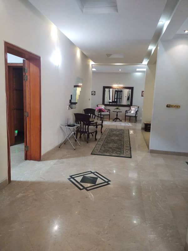 ONLY FOR SHORT TERM FULLY FURNISHED 2 KANAL HOUSE. 16