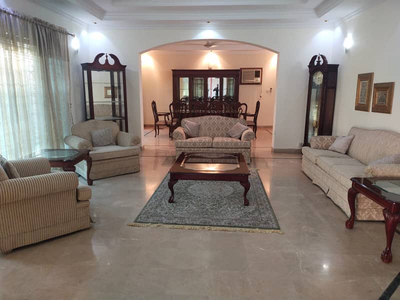 ONLY FOR SHORT TERM FULLY FURNISHED 2 KANAL HOUSE. 27