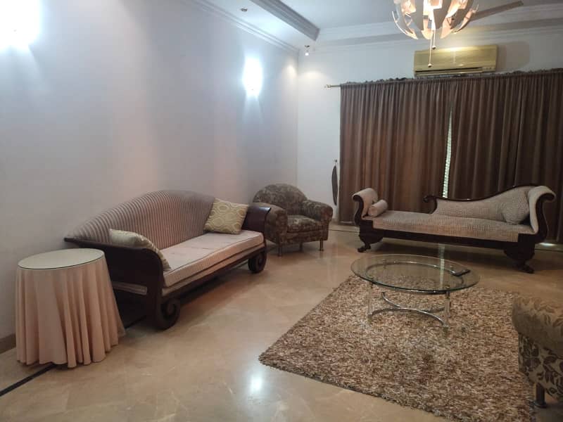 ONLY FOR SHORT TERM FULLY FURNISHED 2 KANAL HOUSE. 45