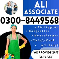 maid,cook,helper,babby care available