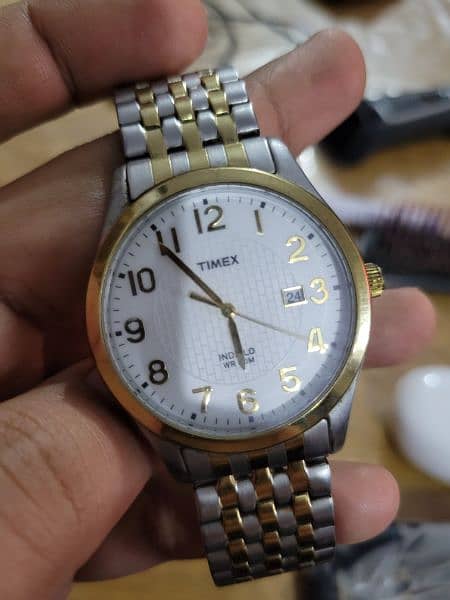 Timex two tone indiglow watch 5