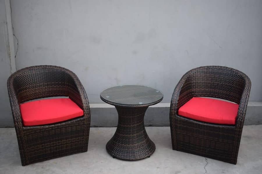 Garden chairs Garden Table | Rattan Furniture - Terrace Lawn Sofa set 5