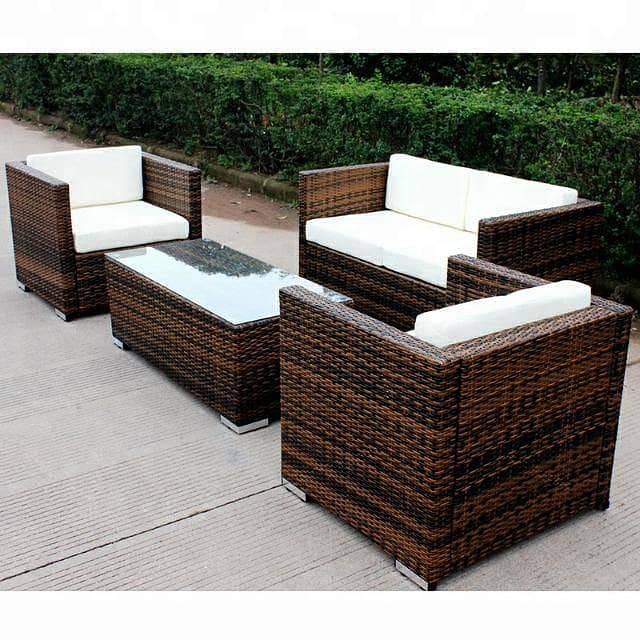 Garden chairs Garden Table | Rattan Furniture - Terrace Lawn Sofa set 10