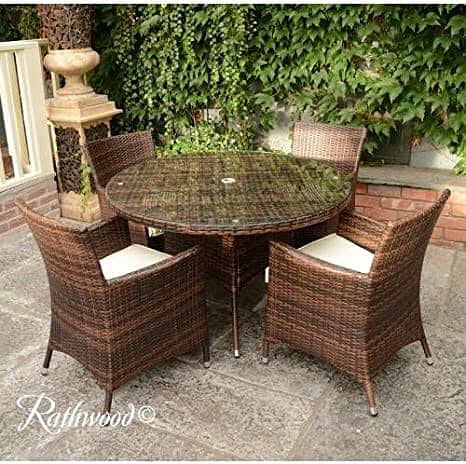 Garden chairs Garden Table | Rattan Furniture - Terrace Lawn Sofa set 15