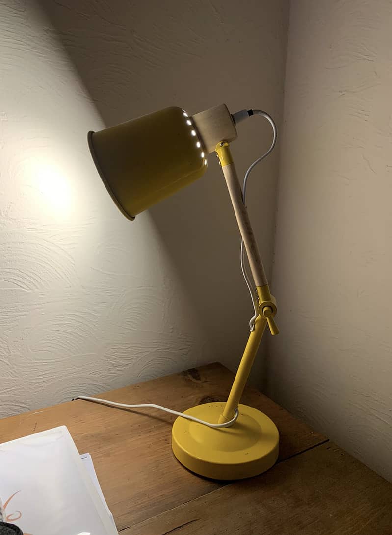yellow study lamp 1