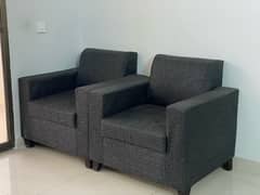 ALMOST NEW 4 SEATER SOFA SET (WITH ORIGINAL SLIP AND WARRANTY CARD)