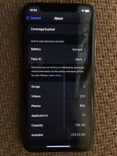 Iphone Xs 256gb non pta urgent sale panel chnge