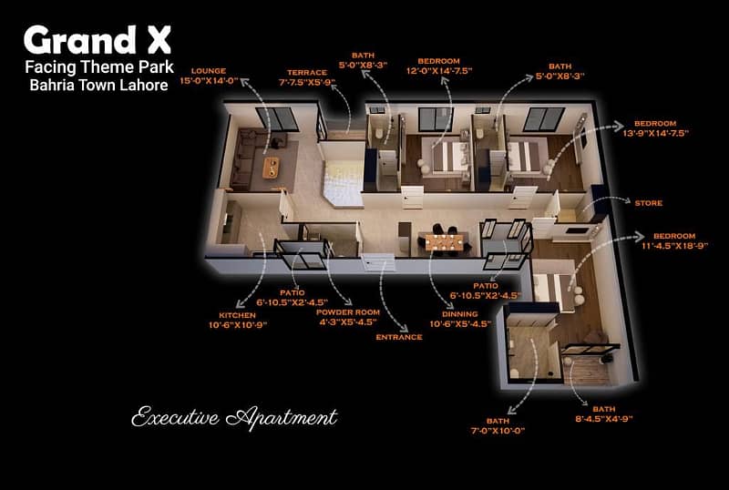 1 BEDROOM APARTMENT FOR SALE ON EASY INSTALLMENT PLAN IN SECTOR E BAHRIA TOWN LAHORE 25