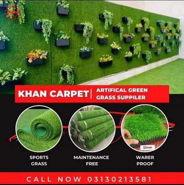 Artificial Grass - Balcony Lawn Rooftop Garden Sports Turf Available 3