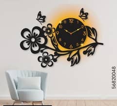 Analogue Wall Clock with light••||| 0