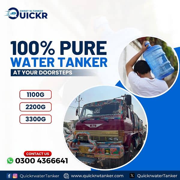 Water tanker supplier 1