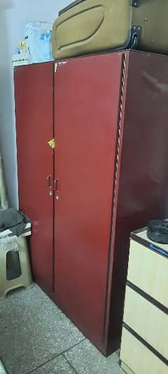 Wooden 2 door cupboard 0