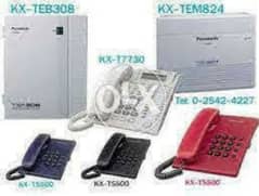 Panasonic pabx exchange 6 Ptcl lines and  24 extensions