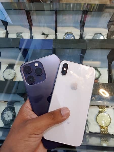 i phone 14 pro max ( non pta ) & i phone x ( pta approved ) 1