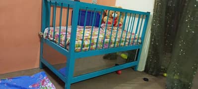 Aluminum Baby Cot with Big Storage Space for Sale!