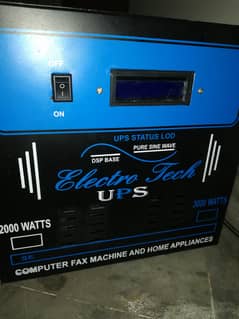 UPS (New)-Pure Sine Wave-2000 watts-Heavy duty-24v Batteries