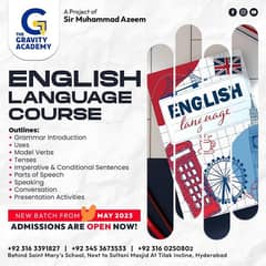 English languag and grafic designing course