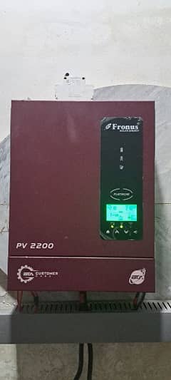 fronus pv 2200 only 1 month used full warranty