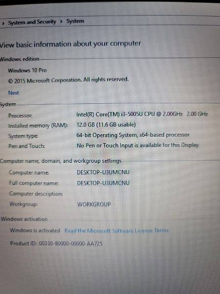 Dell Latitude 3350 i5 5th generation 12gb Ram / 128 gb SSD,4 Hrs Batry 1