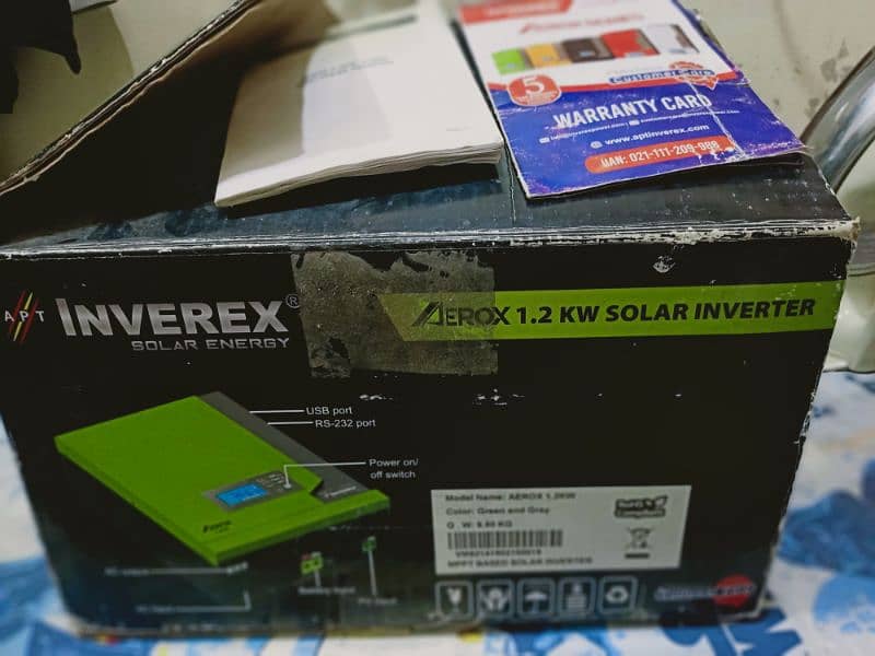Aerox 1.2kw inverex solar inveter 6