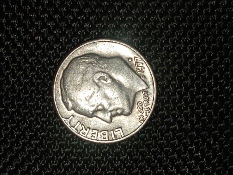 1 Dime 8n 1977 coin 1