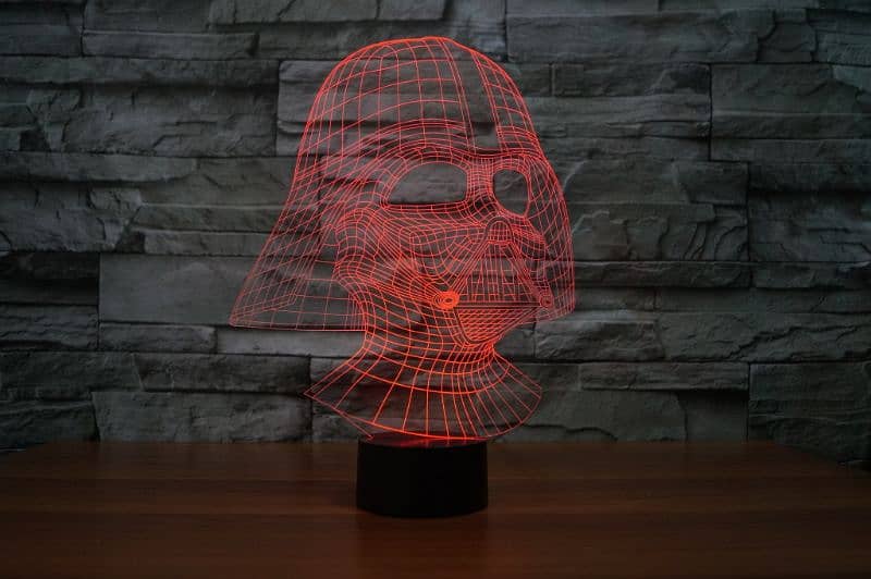 Star Wars Darth Vader 3D Acrylic LED Night Light 7 Color 2
