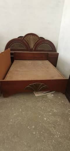 Bed set with Dressing and Showcase 0