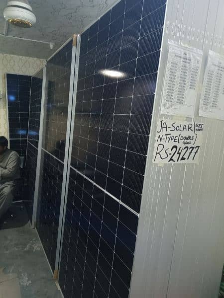 JA solar 585 watt N type bifacial available @Rs= 41.50 per watt 1