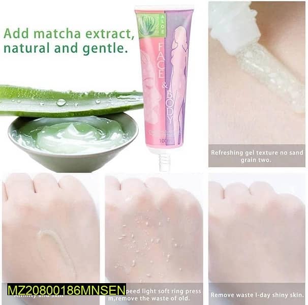 Skin Brightening and cleansing scrub gel 3