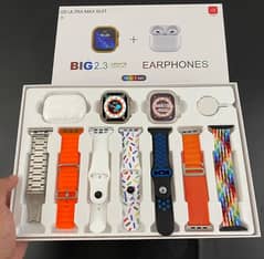 I20 Ultra Max Suit 10 IN 1 Set I30 Pro Max Suit Smart Watch 7+4 I20 Ul