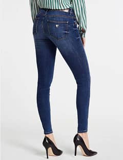 GUESS Girls' Stretch Denim Skinny jeans