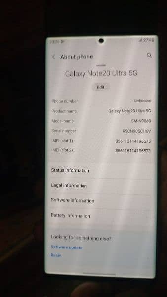 Samsung galaxy note 20 ultra 5g 12gb ram 256gb rom pta approve 1