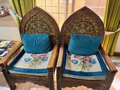 chair, wooden, carving, antique, old style 0