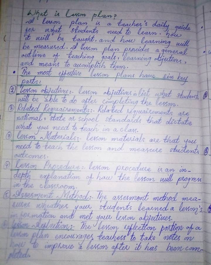 Hand Written Assignment Work 8