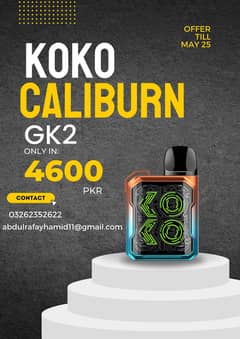 KoKo Gk2 Uwell Caliburn Pod | vape | premium Colour pod 0