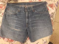 pre loved denim/jeans shorts
