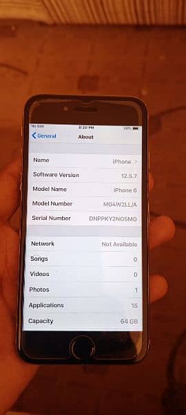 Iphone 6 64gb space grey color 3