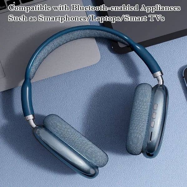 P9 Wireless Bluetooth Headphones With Mic Noise Cancelling Headsets 1