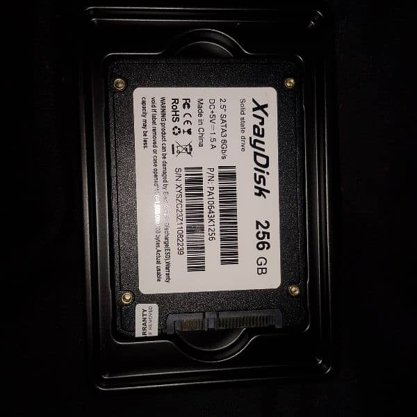 New 266 Gb SSD X-ray 1