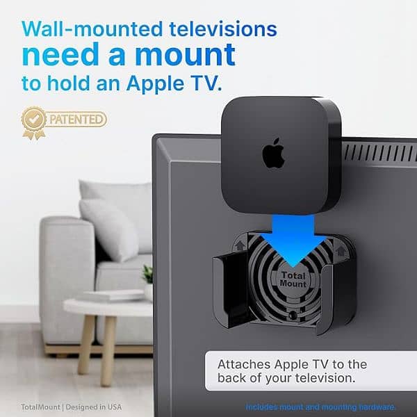 Apple TV Mount Compatible with all Apple TVs 2