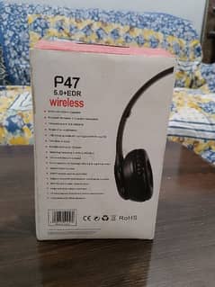 Wireless headphones with cable