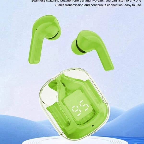 Air 31 Earbuds Wireless Crystal Transparent Body 7