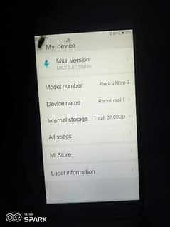 my sell redmi note 3 /2/32 only mobile he non pta battery krab he 0