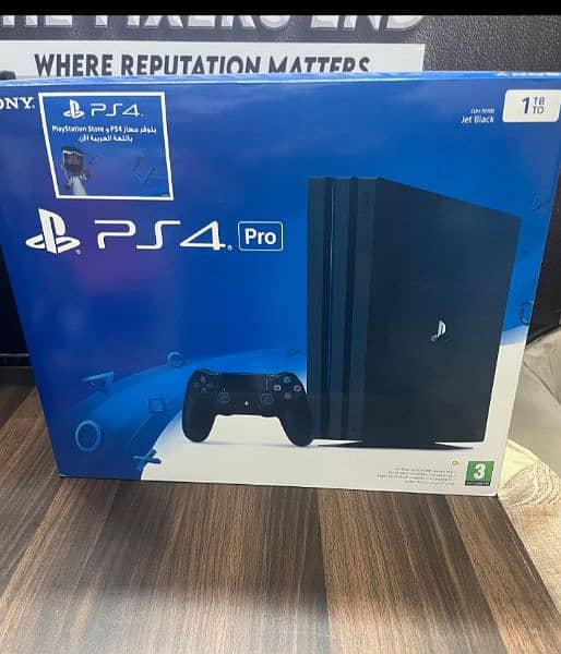 Playstation 4 pro 1 TB with Boxes 15