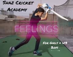 Shaz Cricket Academy for girls & U13 boys
